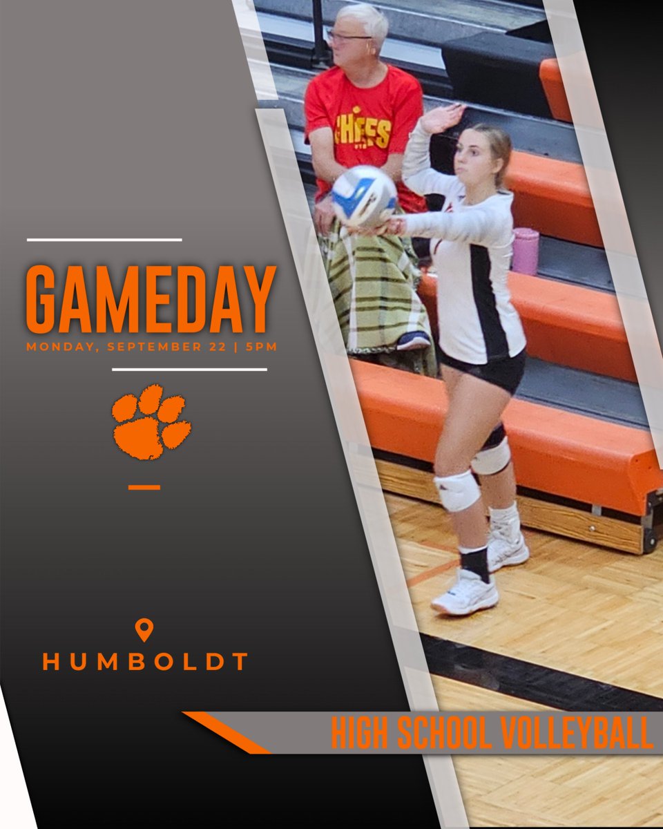JV Volleyball will play at home tonight!
5pm start time
Humboldt vs Uniontown
Uniontown vs Moran
Humboldt vs Moran