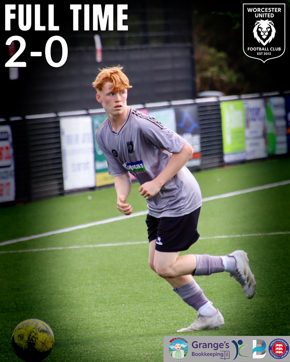 ✅ FT: Ludlow Town 0–2 Worcester United ✅

A brilliant away win for United at The Ludlow Stadium 👏

Goals from Rorie Hanbury and Ben Bullock secured all three points, with the lads putting in a strong performance at both ends of the pitch.

Apologies for the delay in posting —