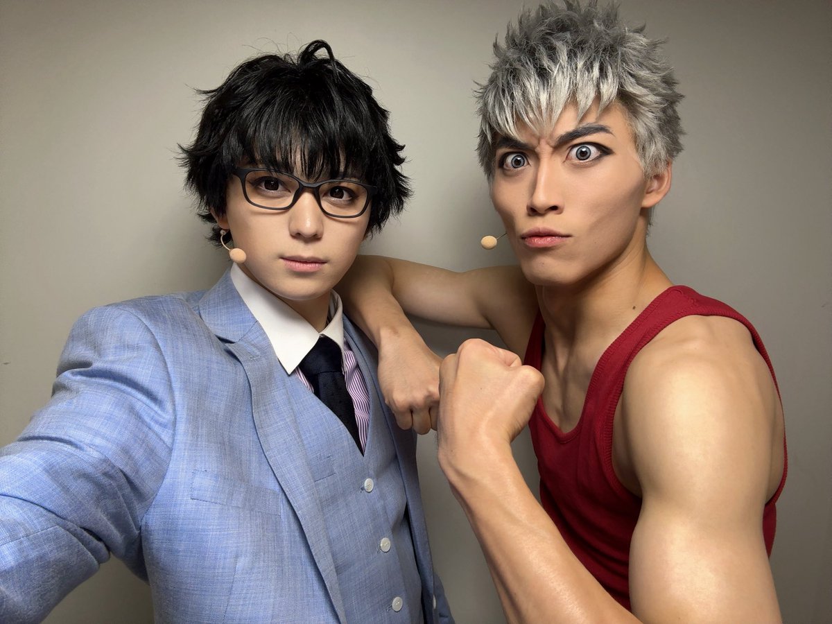 Bloody Love 歌劇『ババンババンバンバンパイア』
3日目、ご来場ありがとうございました！
今日の湯加減はいかがでしたか♨️
温度は毎公演上昇中です☝️
仲良しひかると📸
素敵な友達ができました☺︎
#歌劇バババ