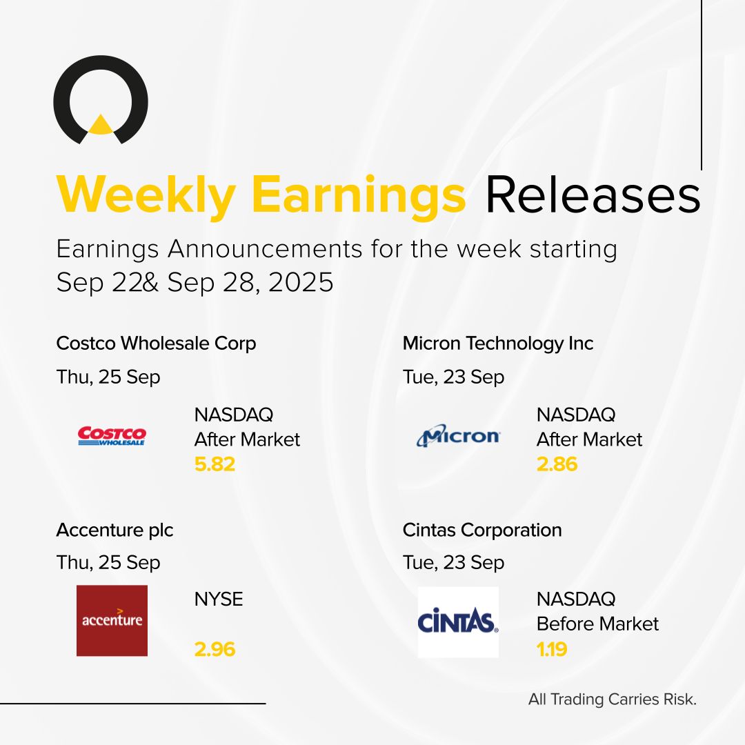 InfinoxGlobal's tweet image. Earnings announcements between 2025-09-22 and 2025-09-28.
#IX #INFINOX #TradingPower #TradeWithINFINOX #IamINFINOX #Trading #Investing #Stocks #Indices #Forex #MarketNews #EconomicEvents #Gold #Oil