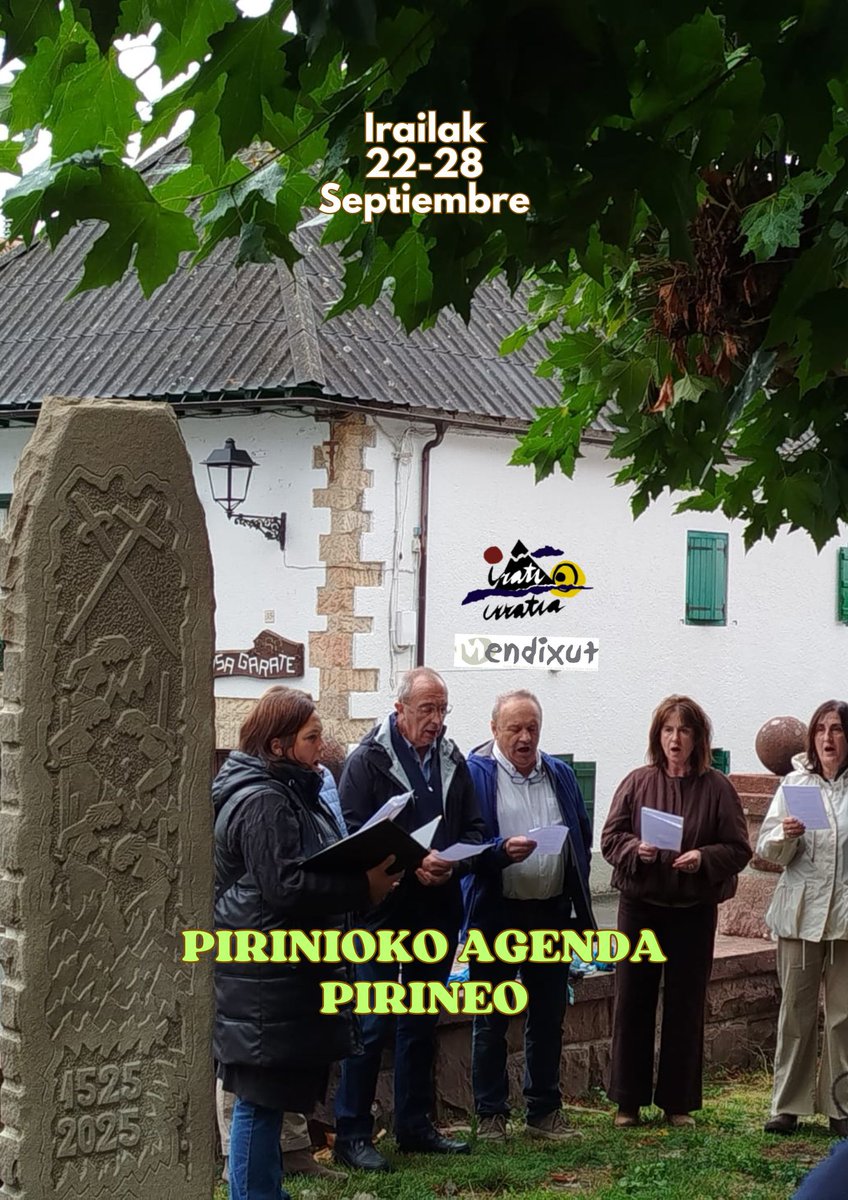 🗓 Hemen duzue Asteko Agendaren edizio berria !,Bota begiratu bat!

🗓 Aquí tenéis una nueva edición de la Agenda Semanal   ¡ Échale un vistazo!

📧 iratiirratia@gmail.com / info@mendixut.com
📲 667 879 874
📸 Irati irratia

iratiirratia.eus/index.php/aste…