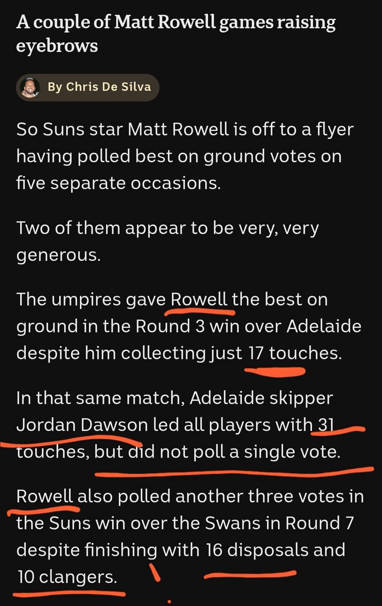 Brownlow voting must change. Umpires have their favourites. <a href="/7AFL/">7AFL</a>