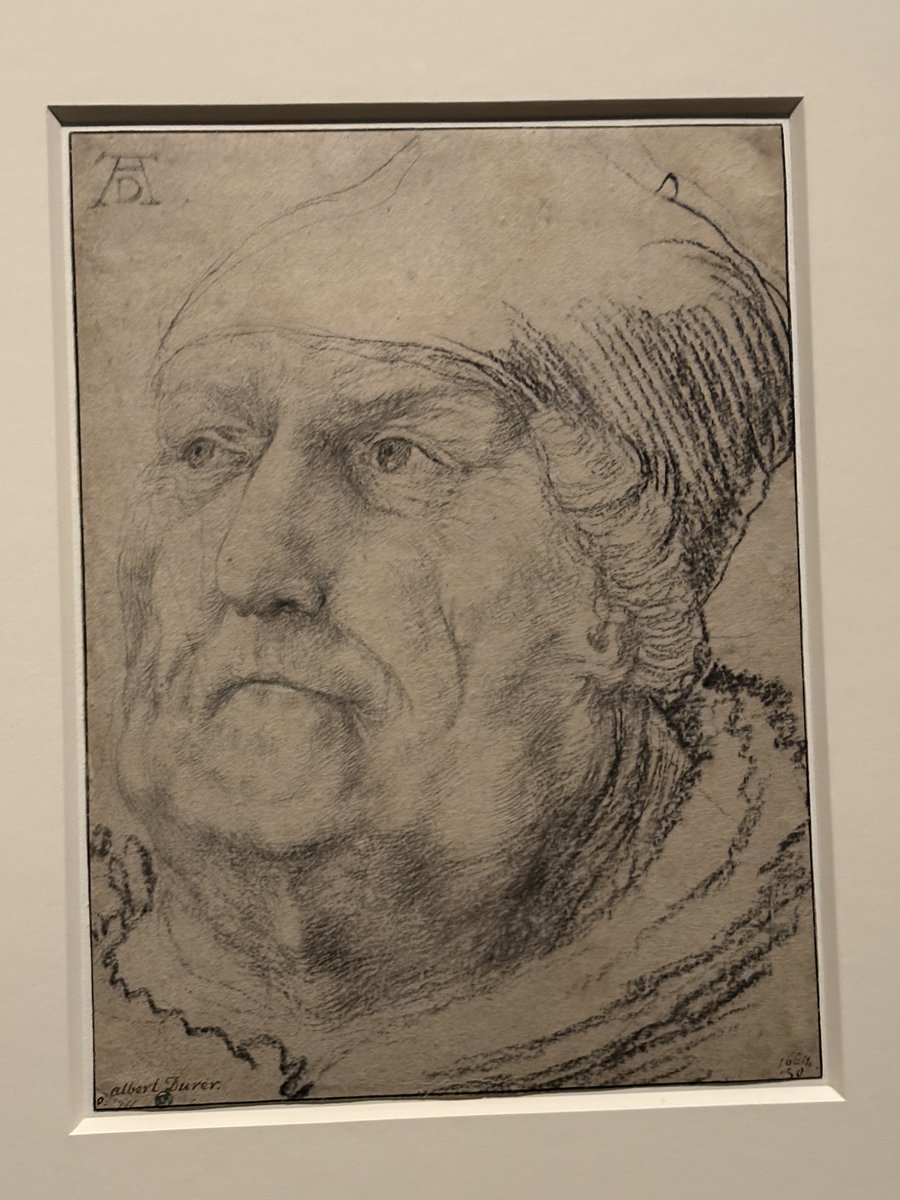 スウェーデン国立美術館の素描コレクション展行ってきました٩( 'ω'*)و  グリューネヴァルトが来てるよ!めっっっちゃレア!!!本物初めて見た!! 