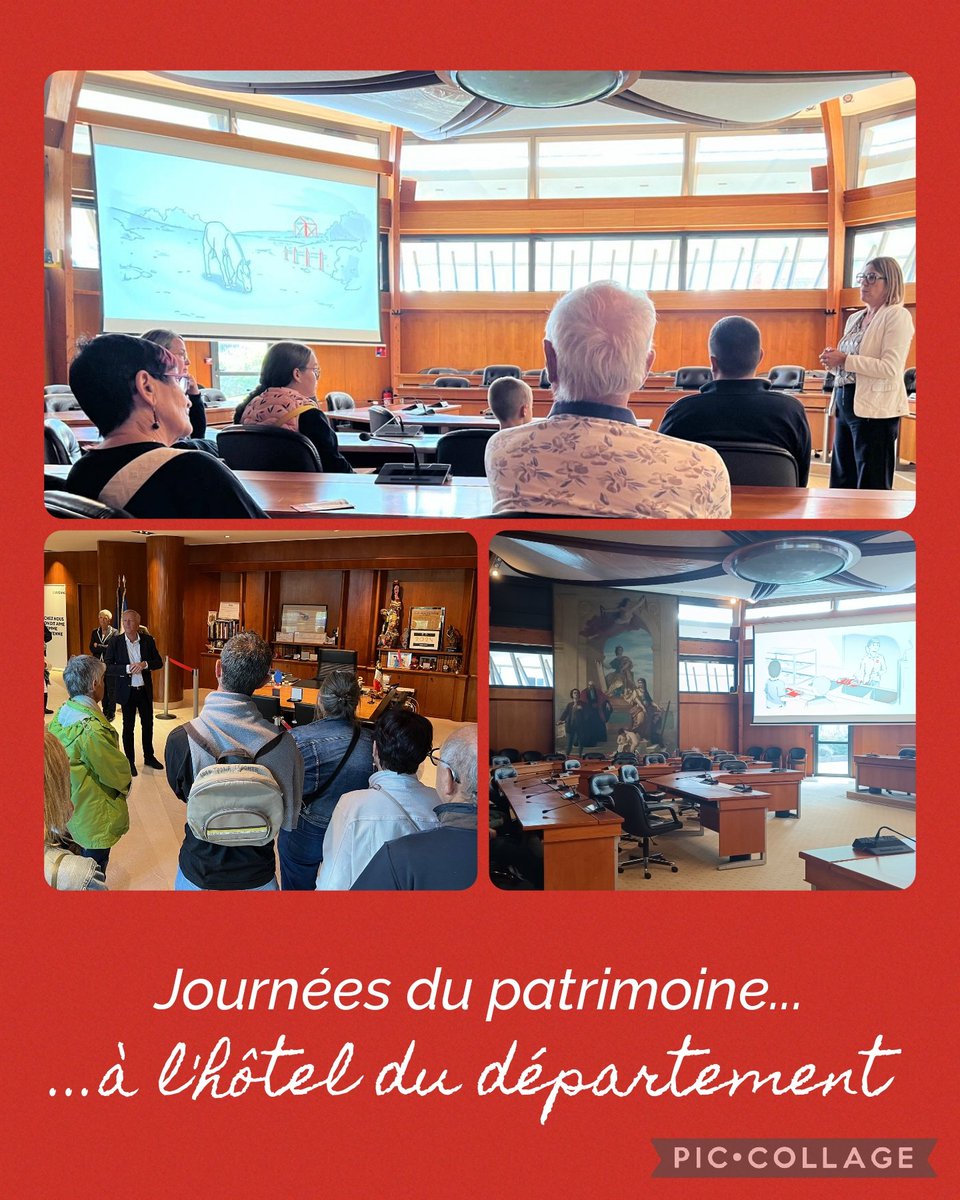 Ravie d'avoir à nouveau accueilli les visiteurs pour (re)découvrir l’Hôtel du Département de la #Mayenne lors  des #JEP2025. 
L’occasion de présenter les actions du Conseil départemental dans le quotidien des mayennais.