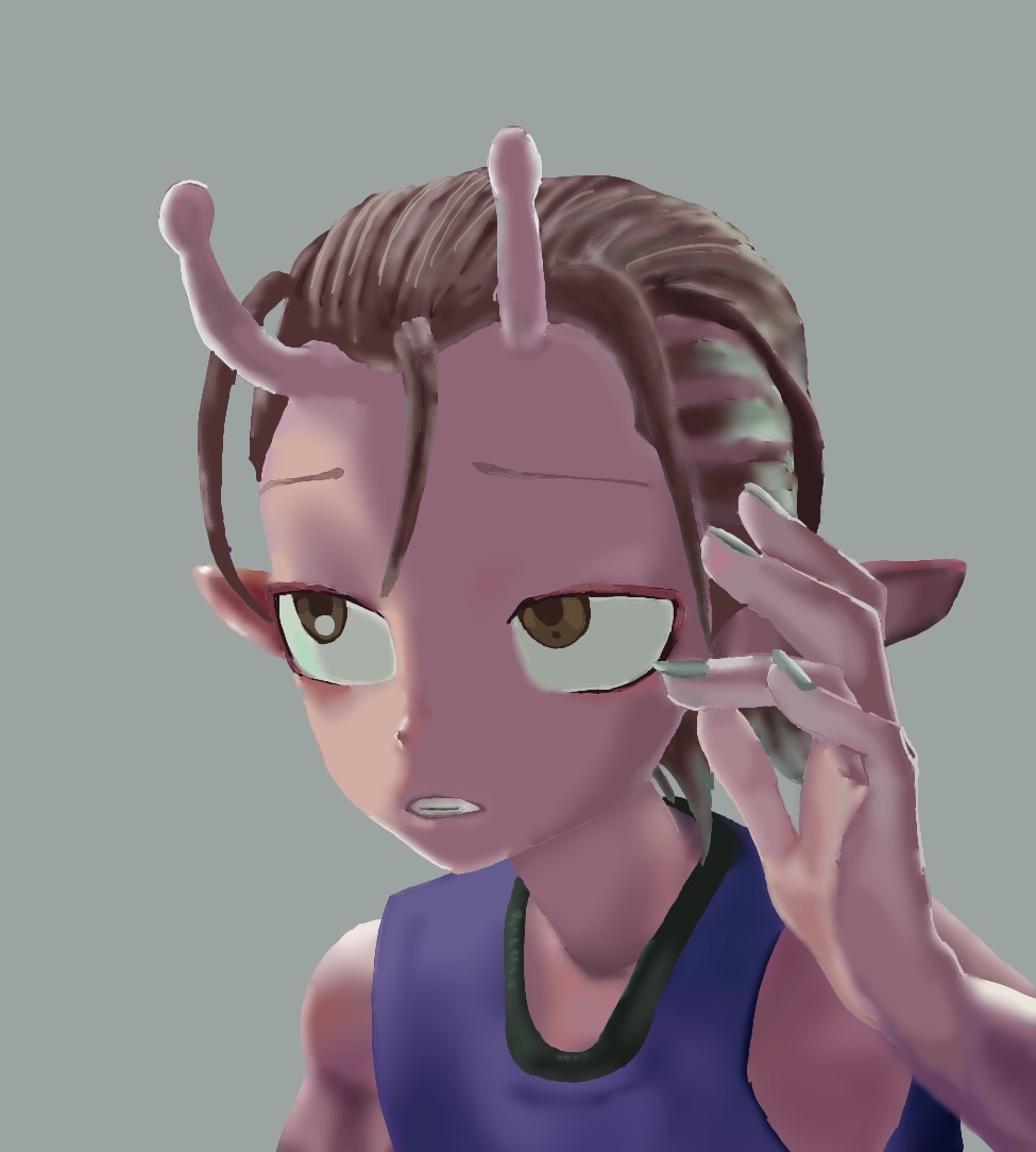 カナタ君 模写です。
#ミルキーサブウェイ
