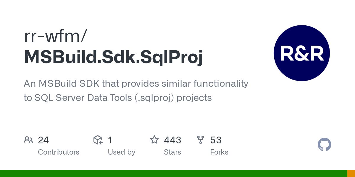 ErikEJ's tweet image. Did you rely on the SDK style SQL project in Visual Studio 2022 (with the Microsoft. Build.Sql SDK) and realize this no longer works in VS 2026? 

Fear not, you can use our community SDK MsBuild.Sdk.SqlProj in all your IDEs! 
#dotnet #sqlserver #sqlprojects #dacfx #ssdt…