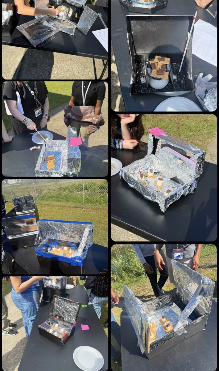 DuvalSchoolsHr's tweet photo. S’mores + science = success! 🍫🔥

@DuvalSchools Oceanway Middle’s Ms. Williams had her STEM students build solar ovens — learning energy conversion, design, and inquiry while having fun. 
Inspired to teach? 

👉 https://t.co/04dGu4RxZe
#TeamDuval #STEMeducation #DuvalDelivers https://t.co/hflk5PbqW6