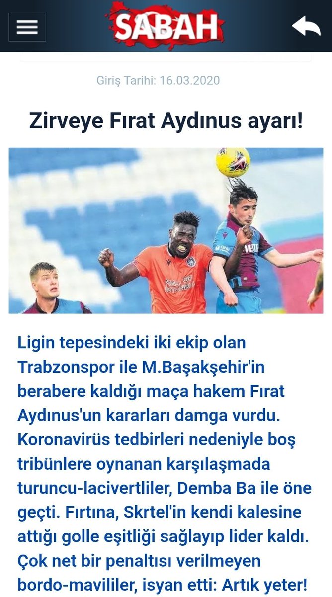 Yeni potansiyel MHK başkan adaylarindan en güçlüsü, 2019 yılında şampiyonluğumuzu elleriyle bizden alıp Başakşehire gefiye eden Fırat,
Emin olun istanbul takımlarının hiçbiri ADALET falan istemiyor, bu kullanışlı yerli hakemlerden kendilerine biraz daha fazla pay istiyorlar...