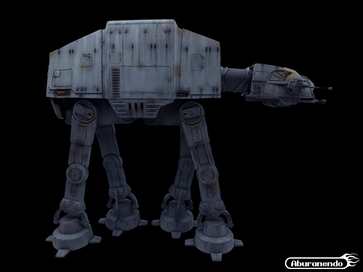 Ani_Kuzunishi's tweet image. 【製作代行依頼】mpc ?/? AT-AT 完成。ESBとROJの中間のイメージで製作（雪ナシ泥ナシ）。今回は頭部のレーザー砲と後部装甲板を追加したのみですが、充分カッコイイかと。脚の可動に難アリですが、個人的にはB社よりもmpcの方がサイズも含め満足感は高いと思いまス。
#mpc #StarWars #ATAT #製作代行