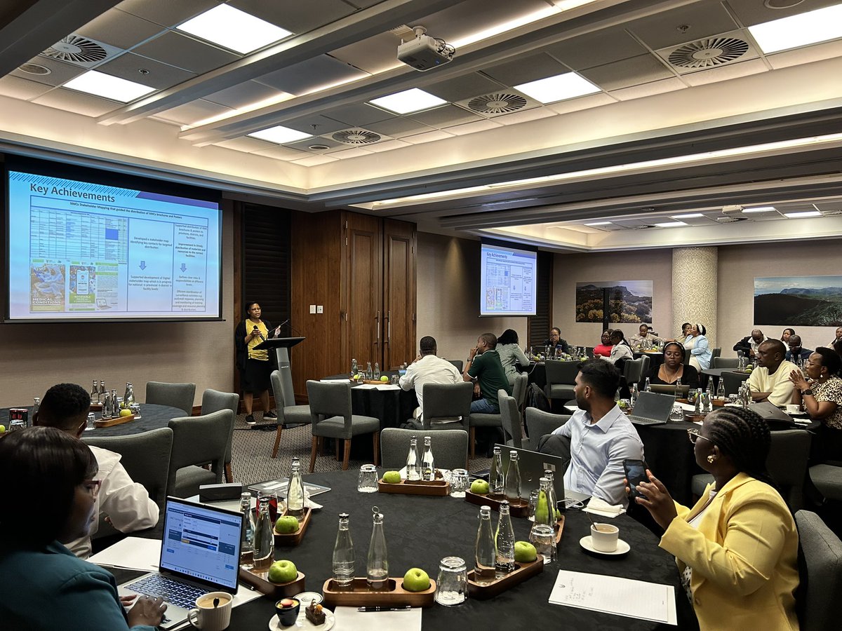 Jhpiego_SA's tweet photo. Last week, we hosted the final Knowledge Management Peer-to-Peer Learning Session in Sandton, GP. The session highlighted the vital contributions of the communications team and NICD secondees to the project, with discussions on RCCE, epidemiology, surveillance and more. https://t.co/pcaW5AVVrl
