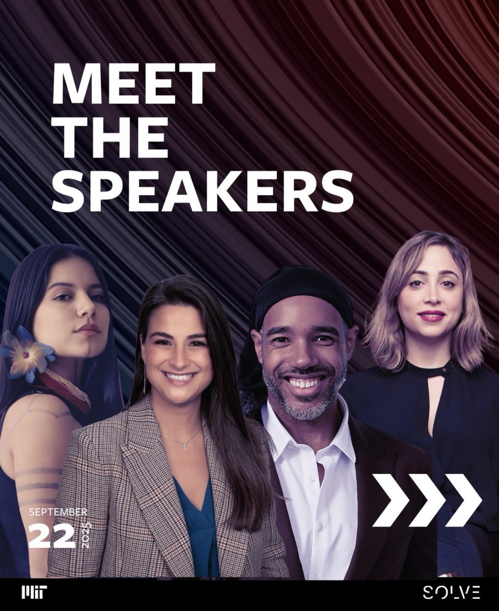 Social impact demands bold ideas and even bolder innovators. <a href="/RobertaSBraga/">Roberta Braga</a> will speak at Solve Challenge Finals today in NYC, where <a href="/SolveMIT/">MITSolve</a> will announce its Solver teams: innovators tackling issues related to climate, prosperity, education. Learn more: lnkd.in/gKCDdyGx