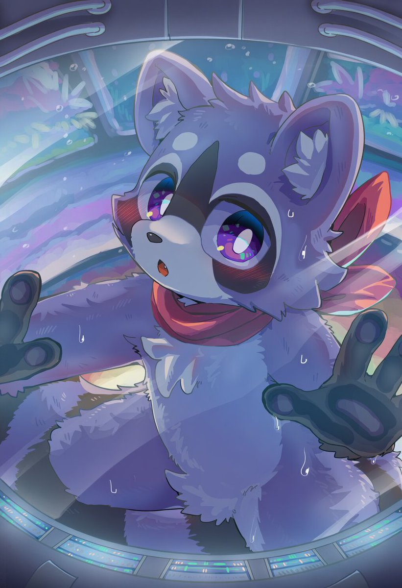 shenshen_gyech's tweet image. rambley raccoon