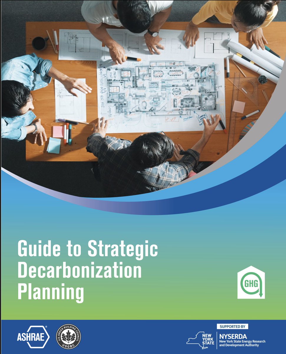 Join us during #ClimateWeekNYC on Sept. 23 for Planning Meets Practice: New Decarbonization Tools from ASHRAE, USGBC, and The Retrofit Playbook. Get the details on our latest resource, Guide to Strategic Decarbonization Planning! Check out the guide today! bit.ly/41WkoYR