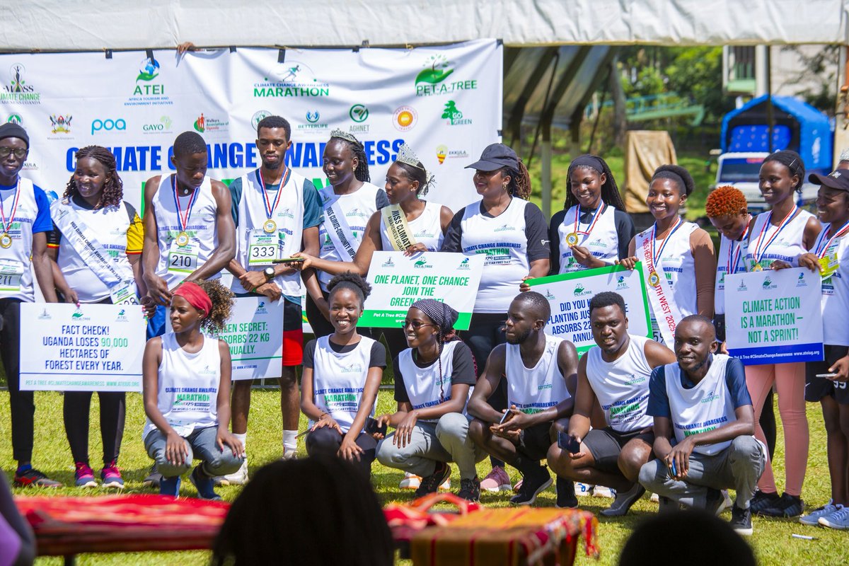 🌍💚 Earlier today, I Joined the #ClimateChangeMarathonUG &amp; Green Expo 2025 — running not just for fitness, but for a greener, sustainable future.

Every step reminded me why #CleanAir &amp; #ClimateResilience matter. Proud to stand with changemakers driving #ClimateAction! 🌱✨
