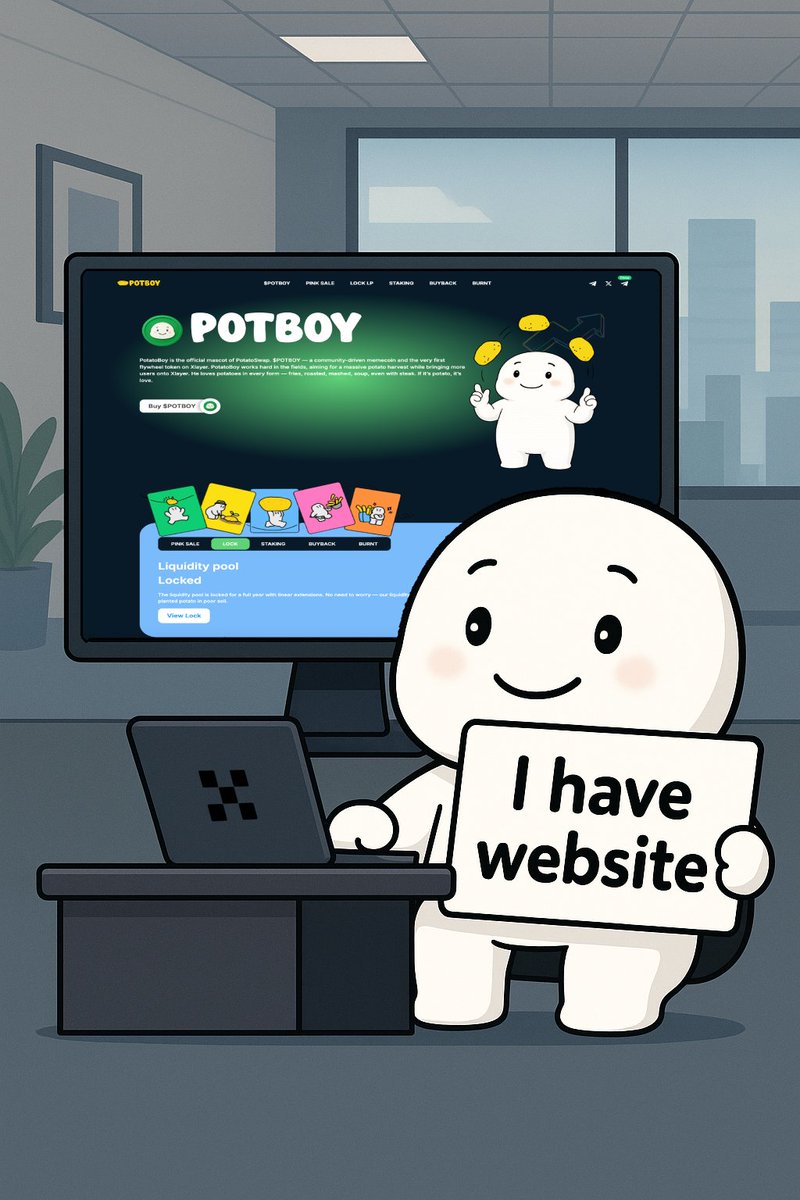 Big news! For a few days, PotatoBoy put down his shovel and stopped digging potatoes🥔 Why? Because he was working day and night to finish the website - and guess what? It’s finally live! 🎉
potatoboy.xyz