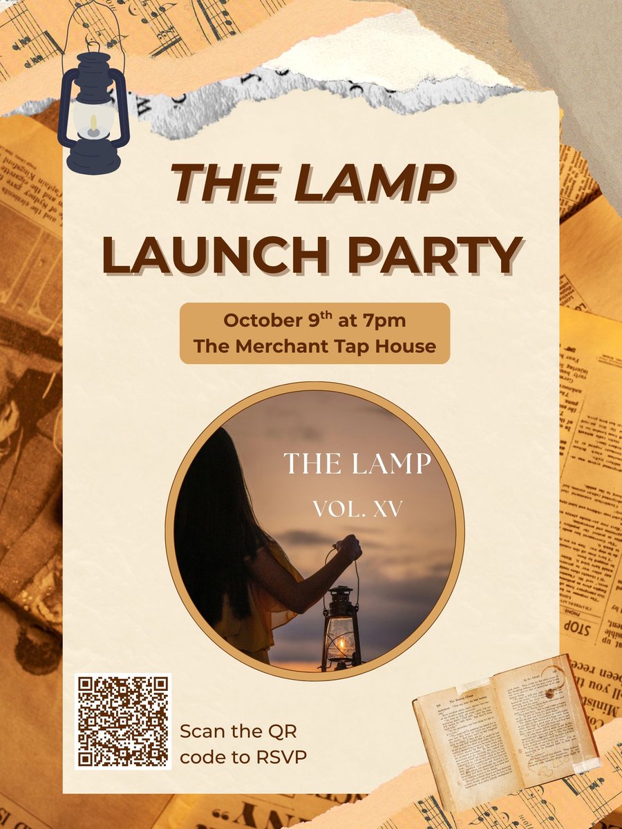 Join us as we celebrate the upcoming publication of Volume XV! If you're based in or near Kingston, RSVP to our launch party 📖🎉