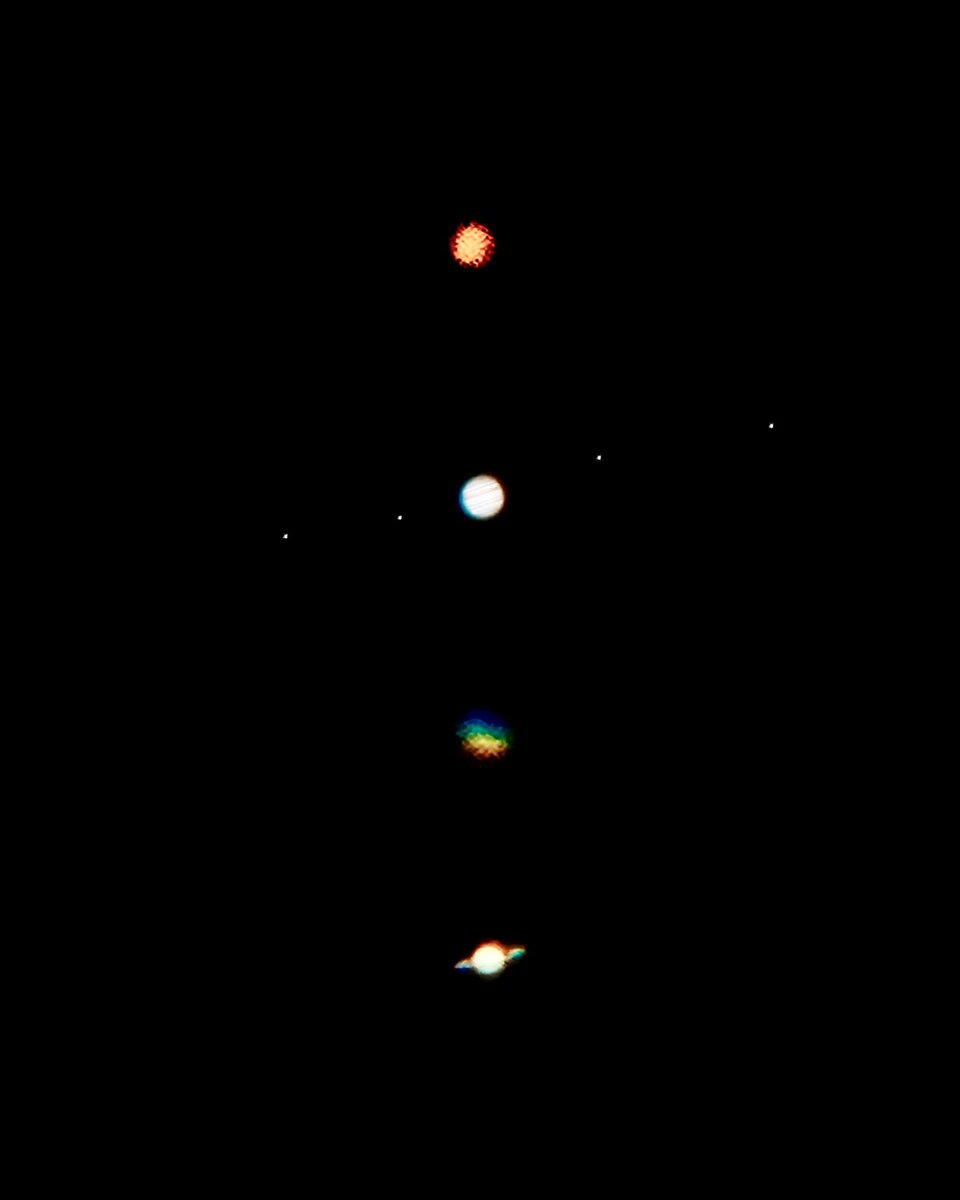 Mars, Jupiter, Venus and Saturn 🪐 

via <a href="/manusianlangit/">Manusia dan Langit</a>