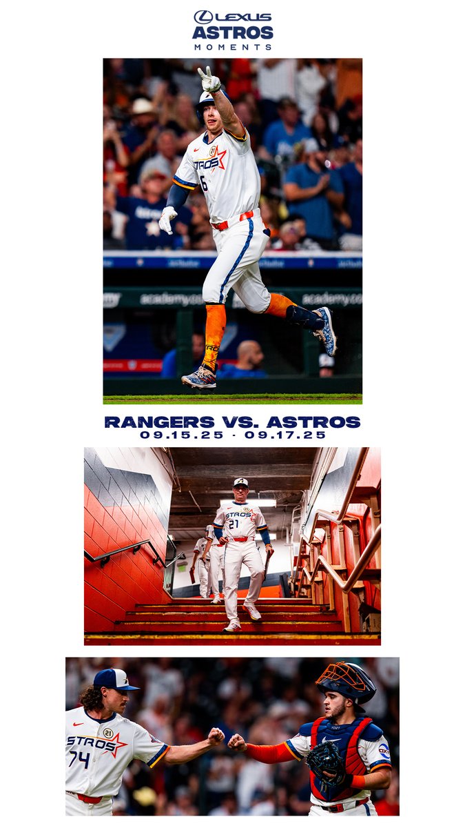 astros's tweet photo. Moments of the homestand. 

#BuiltForThis x @Lexus https://t.co/cbugxBVpxy