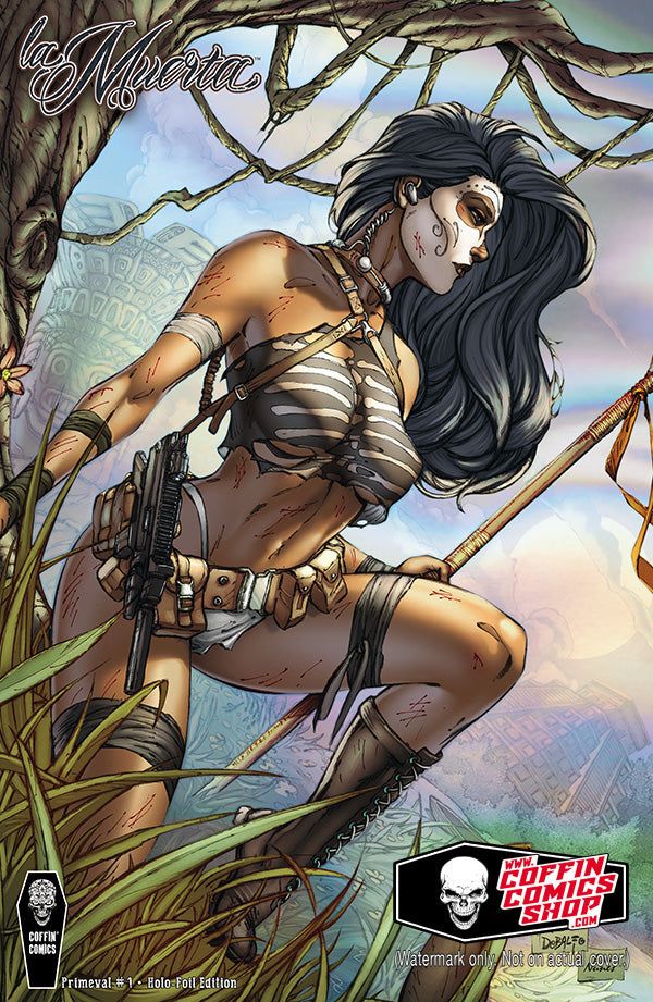Elegance meets vengeance — 20% OFF La Muerta: Primeval #1 - Holo-Foil Edition. Don't miss this!

buff.ly/MTokaSC 

#Comicbook #LaMuerta #CoffinComics #Collector