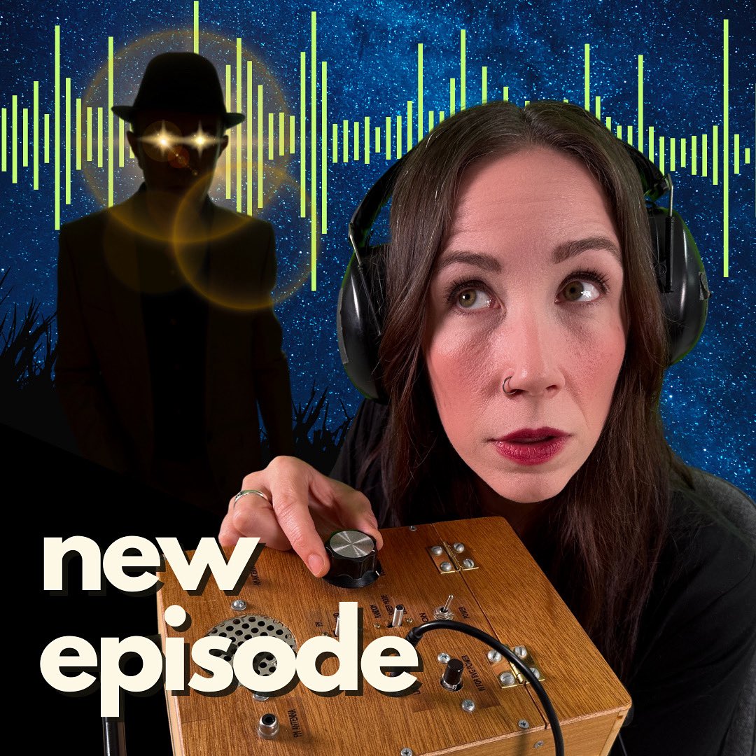 ObjectsPod's tweet image. NEW POD! What happens when ghost hunters accidentally infiltrate messages from the Men in Black? One of the creepiest recordings you’ve ever heard, that’s what. Plus, we discover the secret component of a real life “Telephone to the Dead”. Listen or watch wherever you get pods!