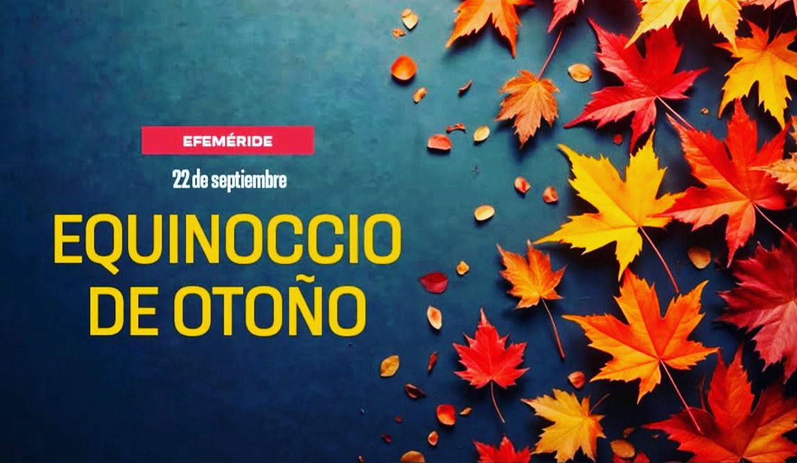 #UnDíaComoHoy es el equinoccio de otoño 🍂, un día en que la luz y la oscuridad tienen el mismo número de horas ☀️|🌃