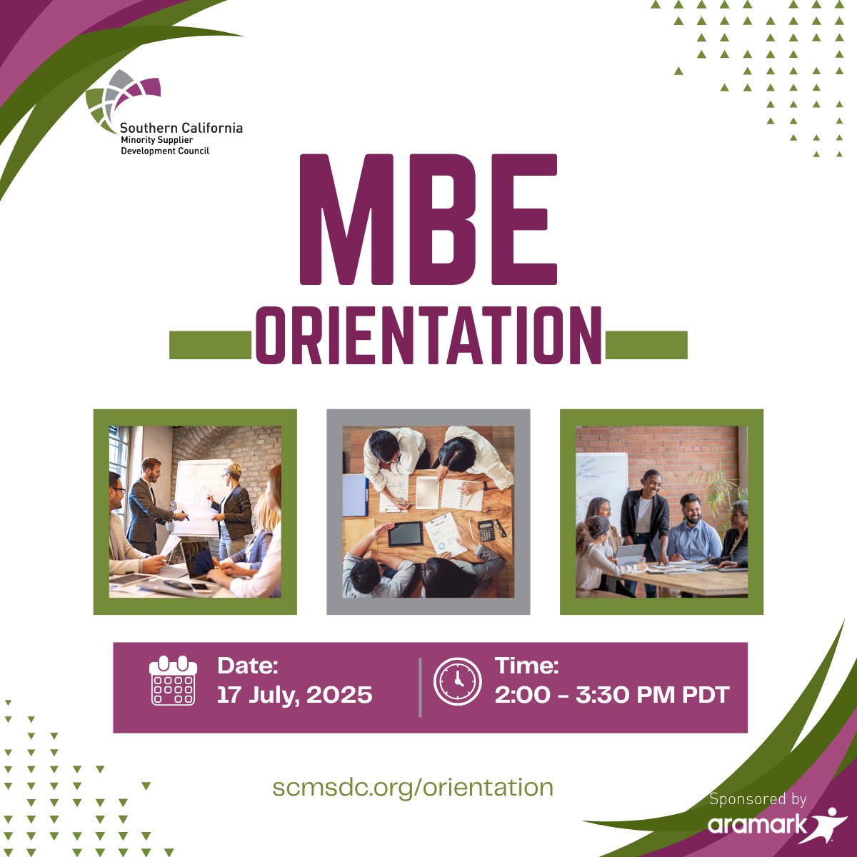 SCMSDC's tweet image. 📢 Reminder! SCMSDC’s MBE Orientation is Sept 25, 2–3:30 PM PST (virtual).

✅ Maximize your certification
🤝 Meet the SCMSDC team
🌐 Network w/ fellow MBEs

Register 👉 zurl.co/iXQ7L

#SCMSDC #MBEOrientation #BusinessGrowth