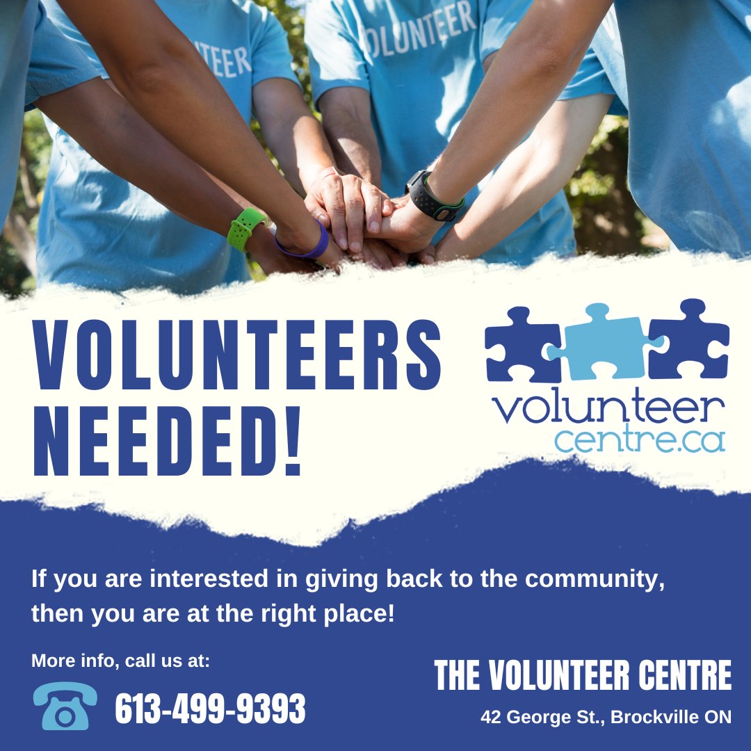 Volunteer Centre of St. Lawrence Rideau (@vc_stlr) on Twitter photo 