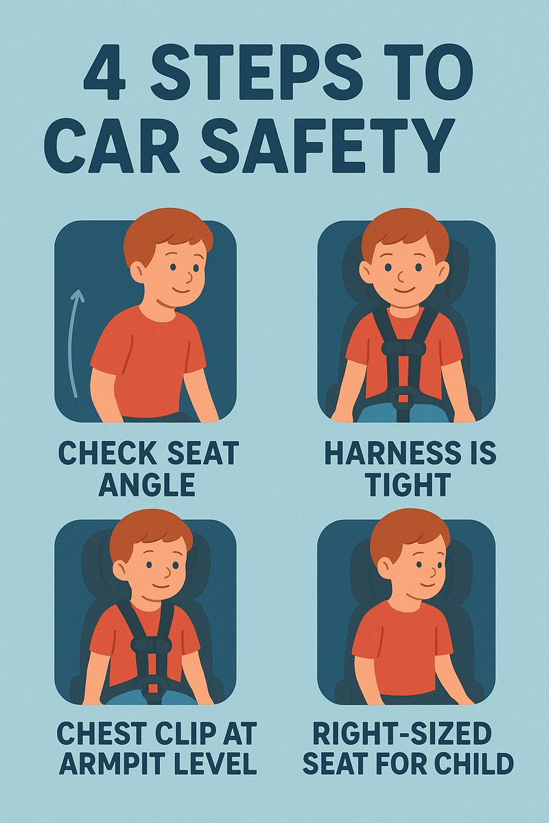 Nearly half of car seats are used the wrong way (NHTSA). Loose straps, bad angles, or wiggly seats are small errors in a crash. Take a minute today to check your seat.
#EveryRideEverytime #NRSFsquad #NCPSW #TrafficSafety #BuckleUp #CarSeatSafety #SafeRidesForKids #NHTSA