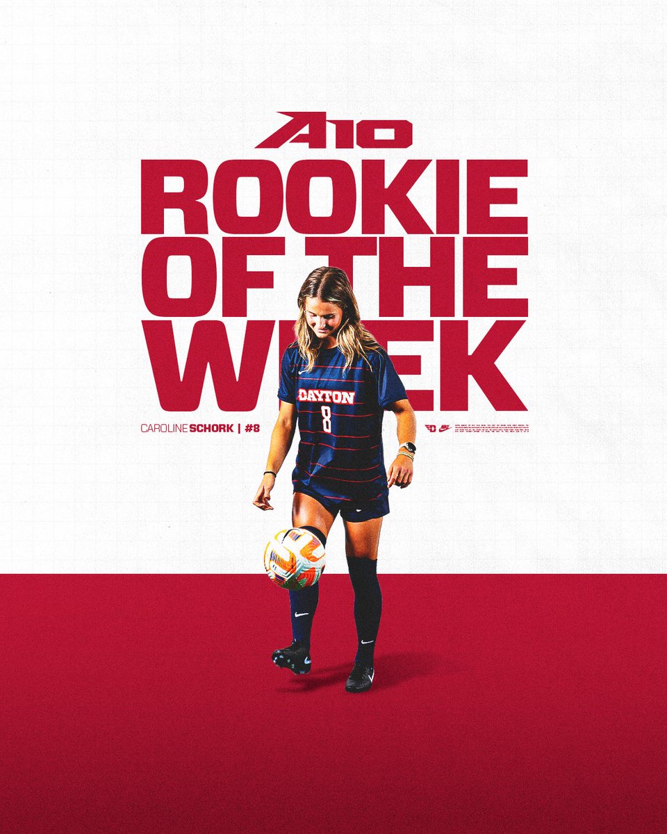 Let’s hear it for the <a href="/atlantic10/">Atlantic 10 Conference</a> Rookie of the Week!!

Congratulations Caroline Schork! 

#UDWSOC // #GoFlyers