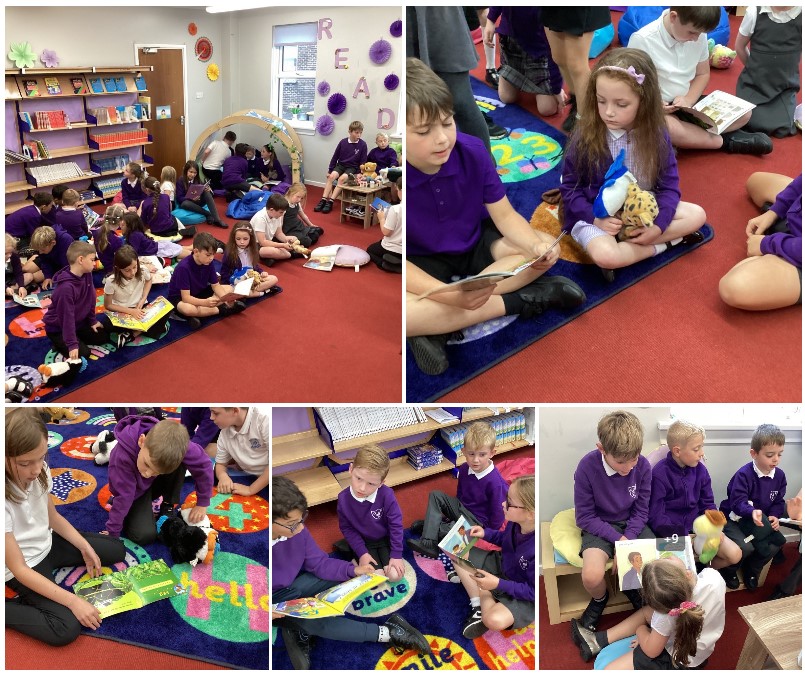 Each Wednesday, P2/1M meet their P5 reading buddies in the library 📚. They share stories, practise reading &amp; enjoy time together 😁.
#ReadingBuddies #Literacy #Teamwork
