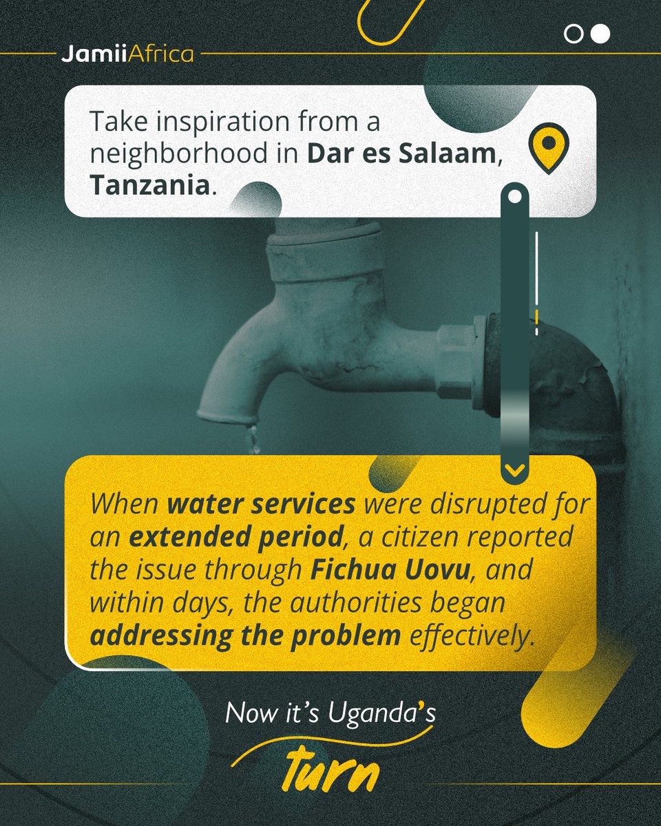 JamiiForums_ug's tweet photo. Turn community concerns into action, Use Fichua Uovu to report issues and ensure authorities respond effectively, remember your voice shapes real change.
Submit your report https://t.co/UDFfhVNQtg
#FichuaUovuUG #WhistleBlowersUG #TransparencyUG #AccountabilityUG https://t.co/Fbj7PXfttO