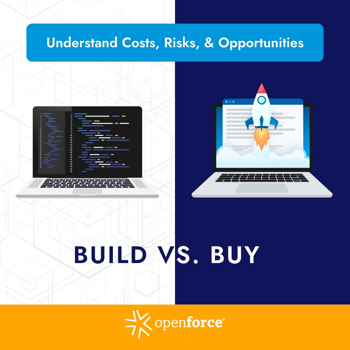 OpenforceTech's tweet image. Don’t gamble with growth. Building your own contractor management software may seem like a good idea, but it’s often riddled with risk. 

Download the guide: bit.ly/3VuFtG8. 

#ContractorManagement #BuildVsBuy #LogisticsTech #ICWorkforce  #LeadershipDecisions