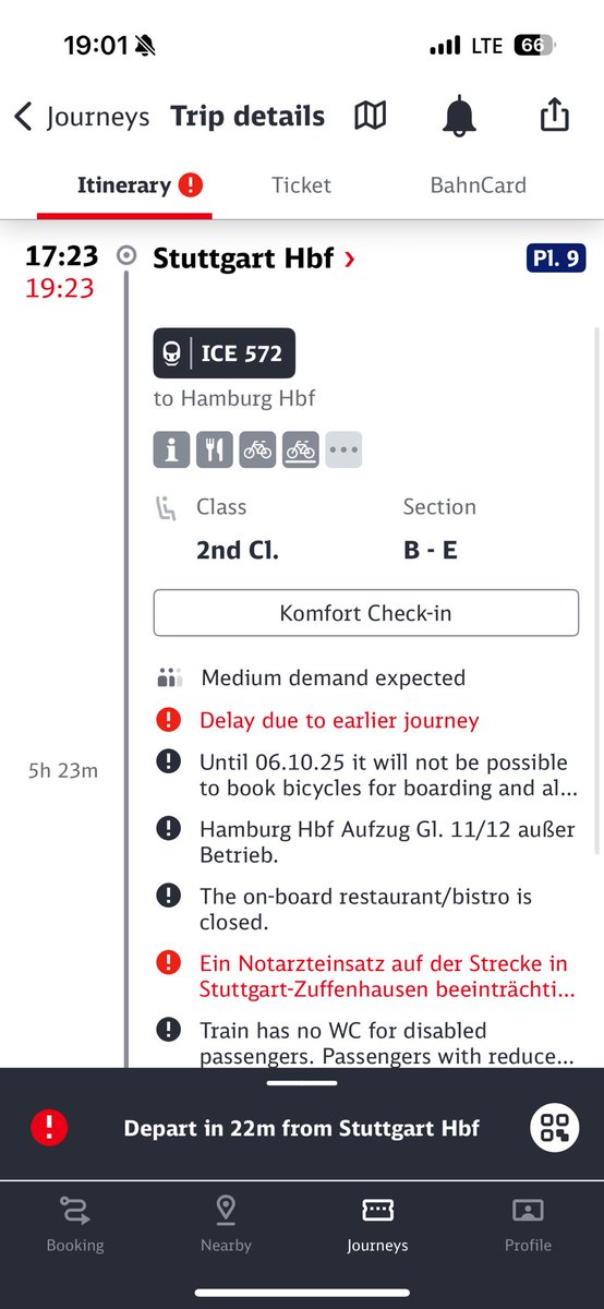 isaarainha's tweet photo. Gonna arrive 120 min later and ofc DB doesn’t offer anything @DB_Bahn do better https://t.co/CKoe8uqEIl