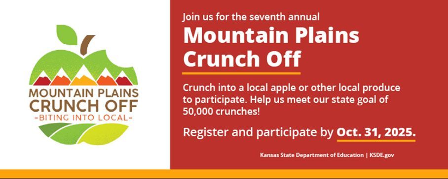 ksdehq's tweet image. It’s time to crunch! The 2025 Mountain Plains Crunch Off runs from Oct. 1-31. This regional event celebrates local foods, supports our farmers and ranchers, and encourages more local products in every bite.
Register your team here: buff.ly/jQtqotp
