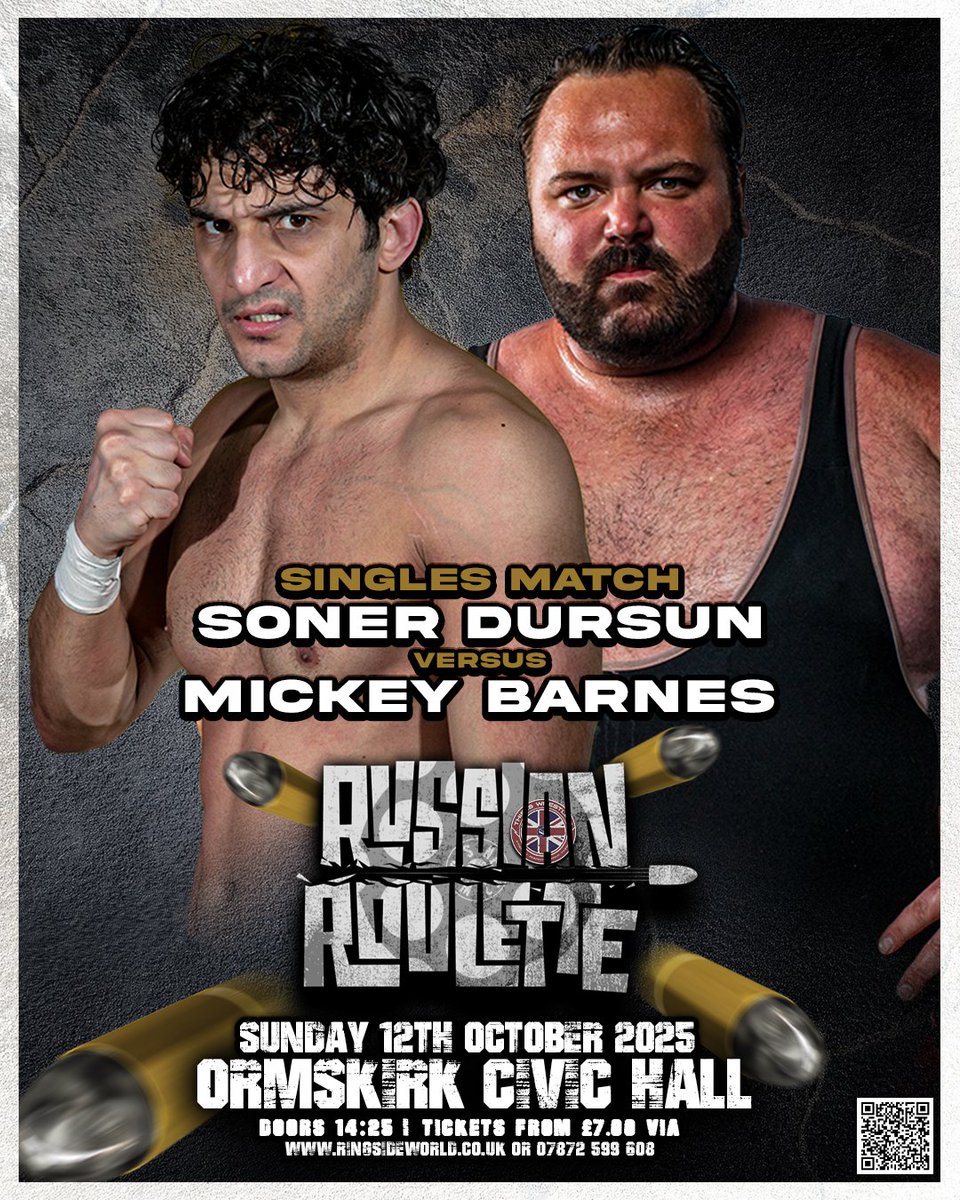 Announcement

Soner Dursun v Mickey Barnes 

This match will have it all, could be match of the night, and definitely worth the tickets entry alone.

The Turkish Wolf takes on the Heavyweight King… you won't want to miss this!!

ringsideworld.co.uk/events.php?id=…
