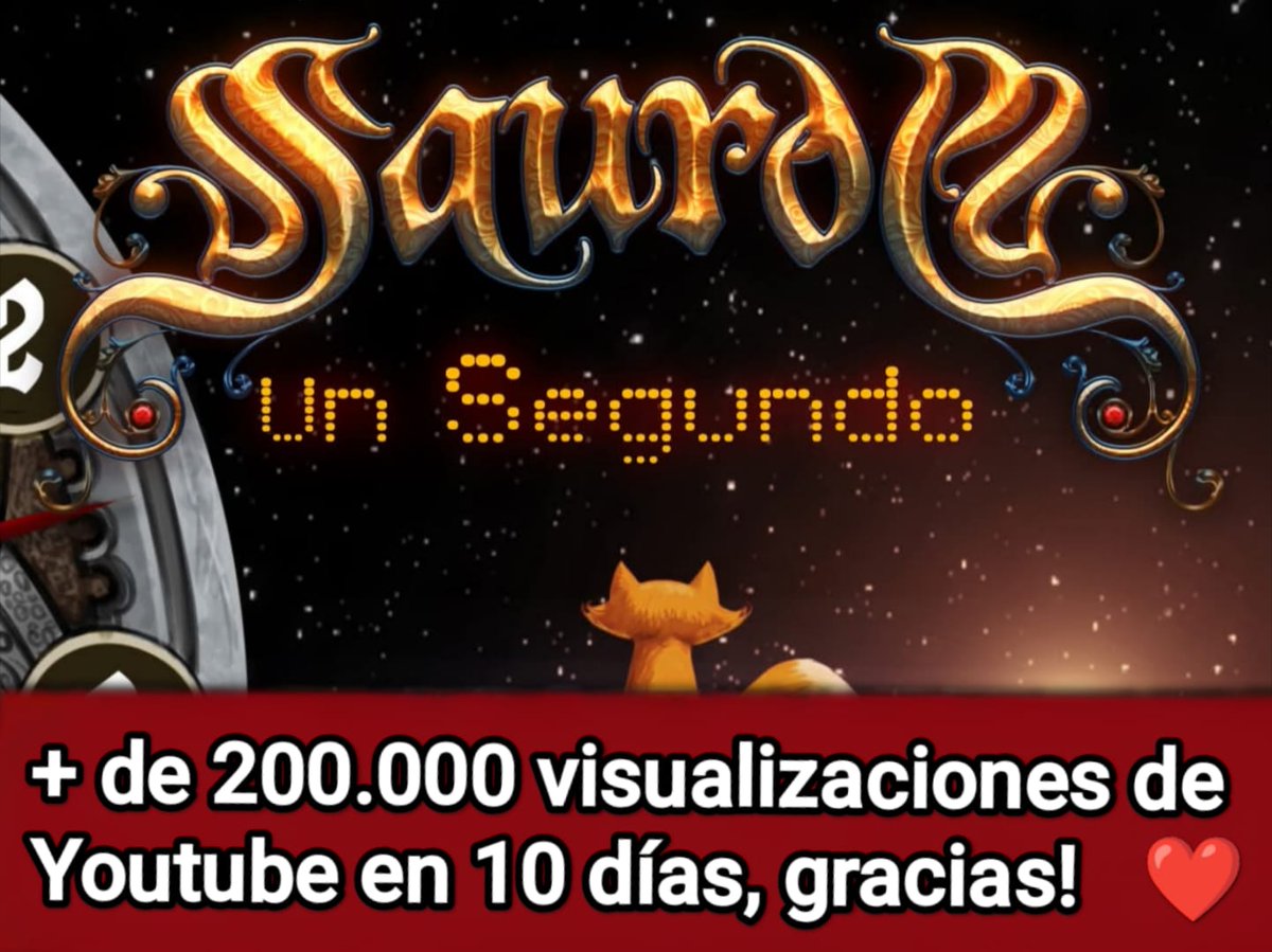 SauromOficial's tweet photo. 🔥Gracias por las más de 200.000 visualizaciones de "Un Segundo"🔥
🎯Vídeo: https://t.co/XMk2vLo2HB

#Saurom #UnSegundo #ElPrincipito https://t.co/vRtgQOAnno