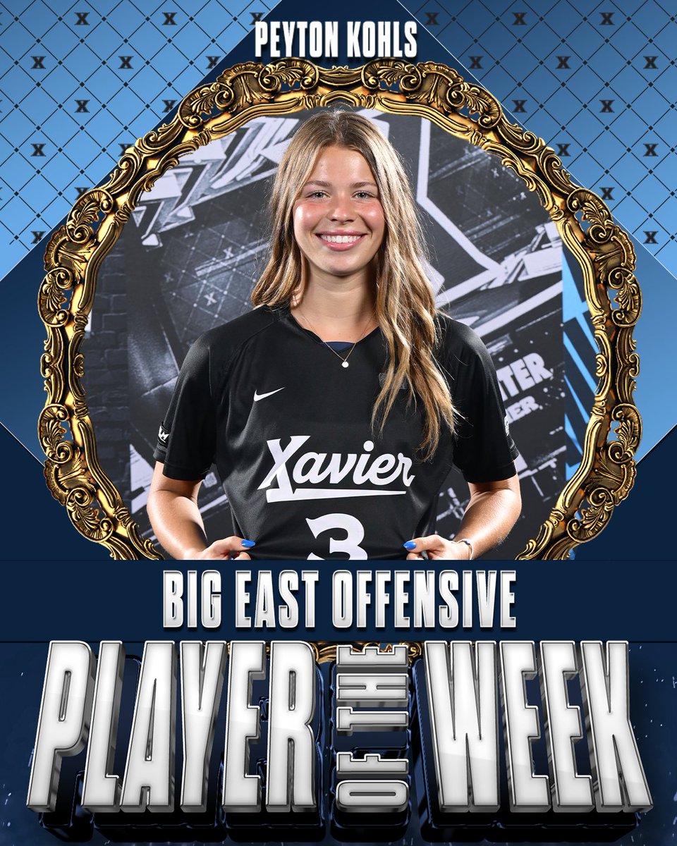 Peyton Kohls earns <a href="/BIGEAST/">BIG EAST Conference</a> Offensive Player of the Week after collecting seven points on three goals and an assist last week!
