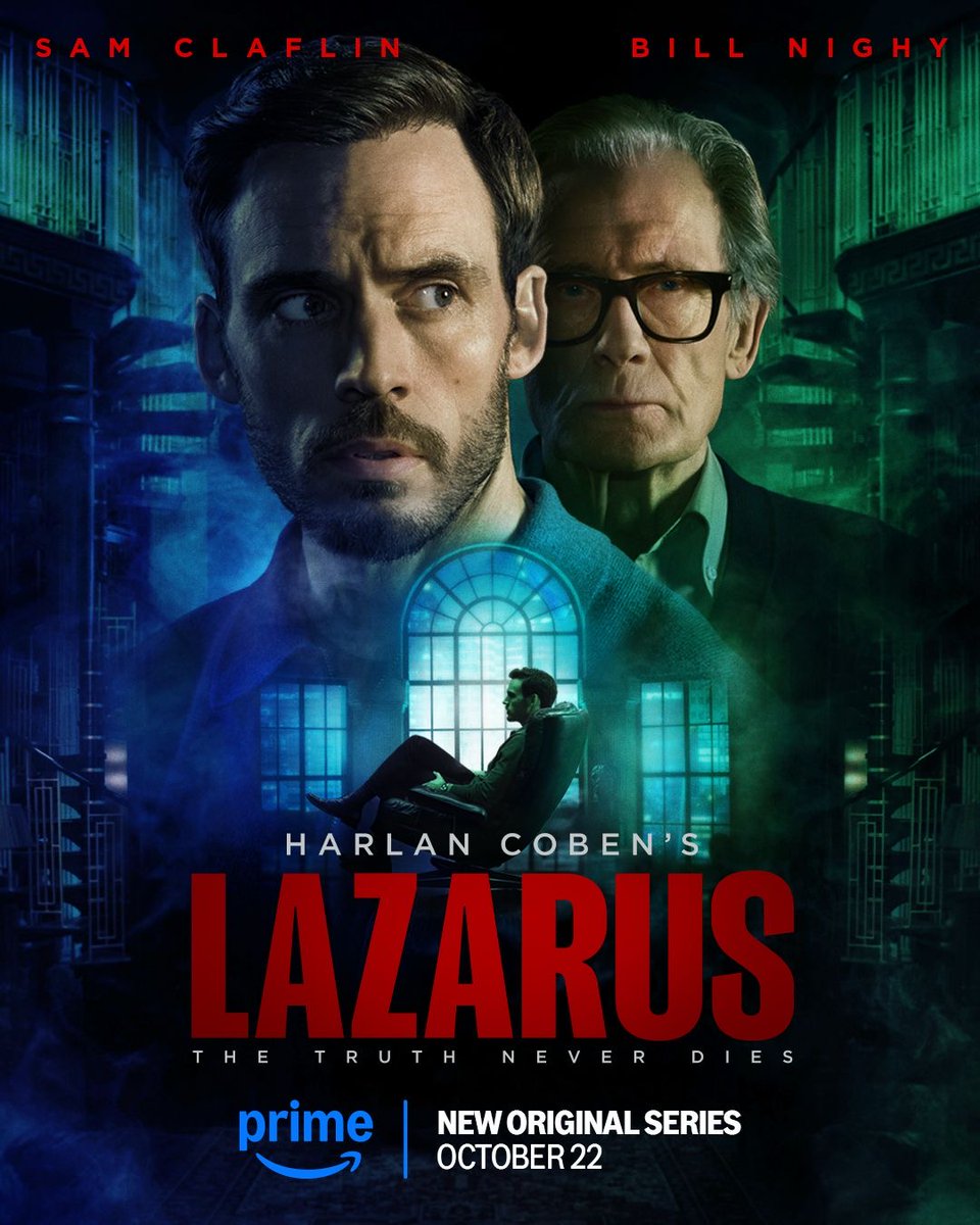 Harlan Coben (@harlancoben) on Twitter photo Thrilled to share with you the poster for LAZARUS, coming to <a href="/PrimeVideo/">Prime Video</a> worldwide on October 22. Starring Sam Claflin, Bill Nighy, Alexandra Roach, David Fynn, Karla Crome. Can't wait for you to see this!
Here's a link to the watchlist and trailer: amazon.com/gp/video/detai… Thrilled to share with you the poster for LAZARUS, coming to <a href="/PrimeVideo/">Prime Video</a> worldwide on October 22. Starring Sam Claflin, Bill Nighy, Alexandra Roach, David Fynn, Karla Crome. Can't wait for you to see this!
Here's a link to the watchlist and trailer: amazon.com/gp/video/detai…