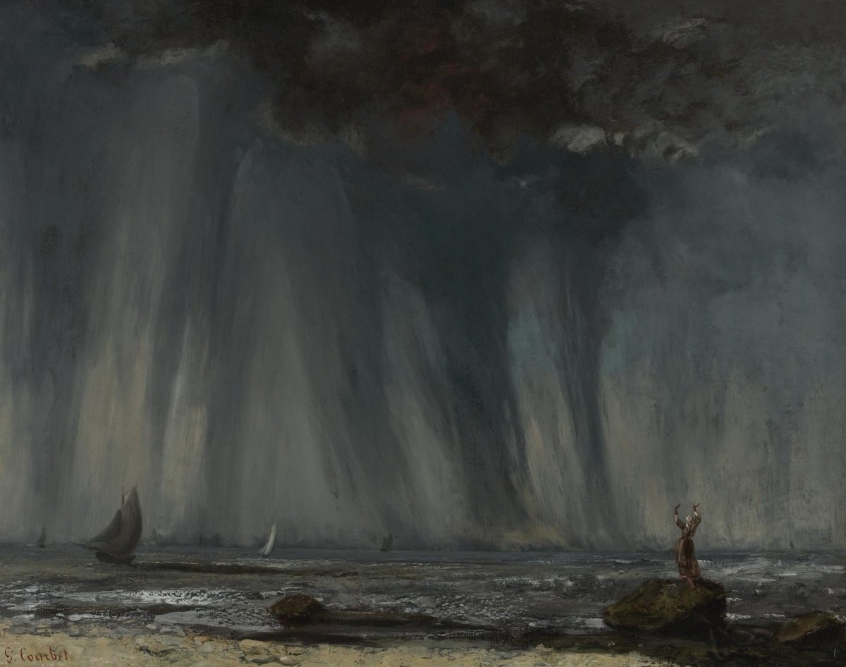 La Trombe (1867), by Gustave Courbet