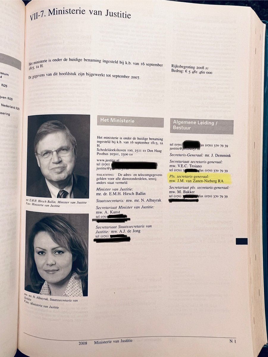 huig_plug's tweet image. Anneke van Zanen - Nieberg (lid van de Raad van Commissarissen van landsadvocatenkantoor Pels Rijcken &amp;amp; voorzitter van NOC*NSF) was van juli 2006 t/m mei 2012 plaatsvervangend secretaris-generaal van het ministerie van justitie. #Baybasin #Rolodex