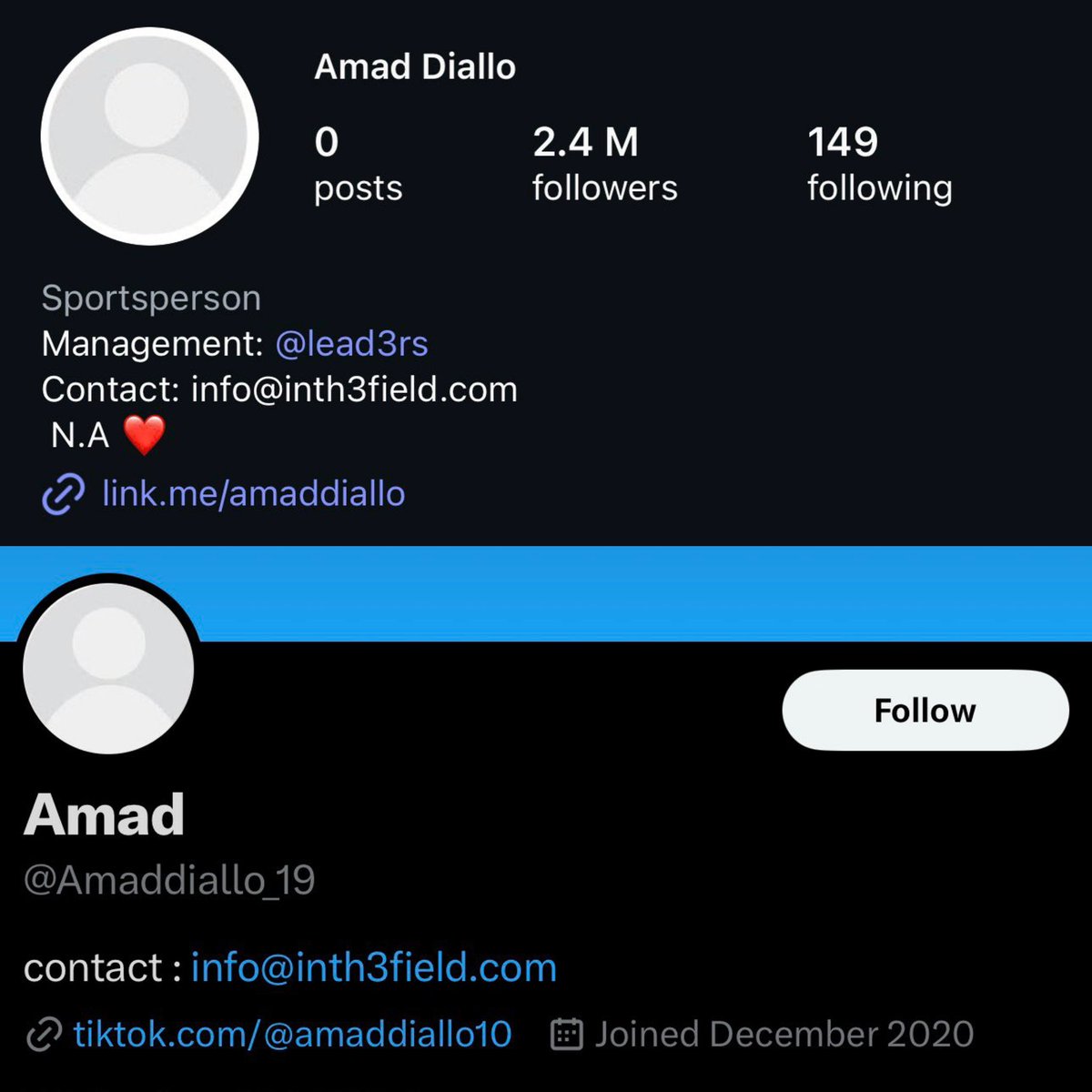 FrankEra_'s tweet image. Is Amad okay??