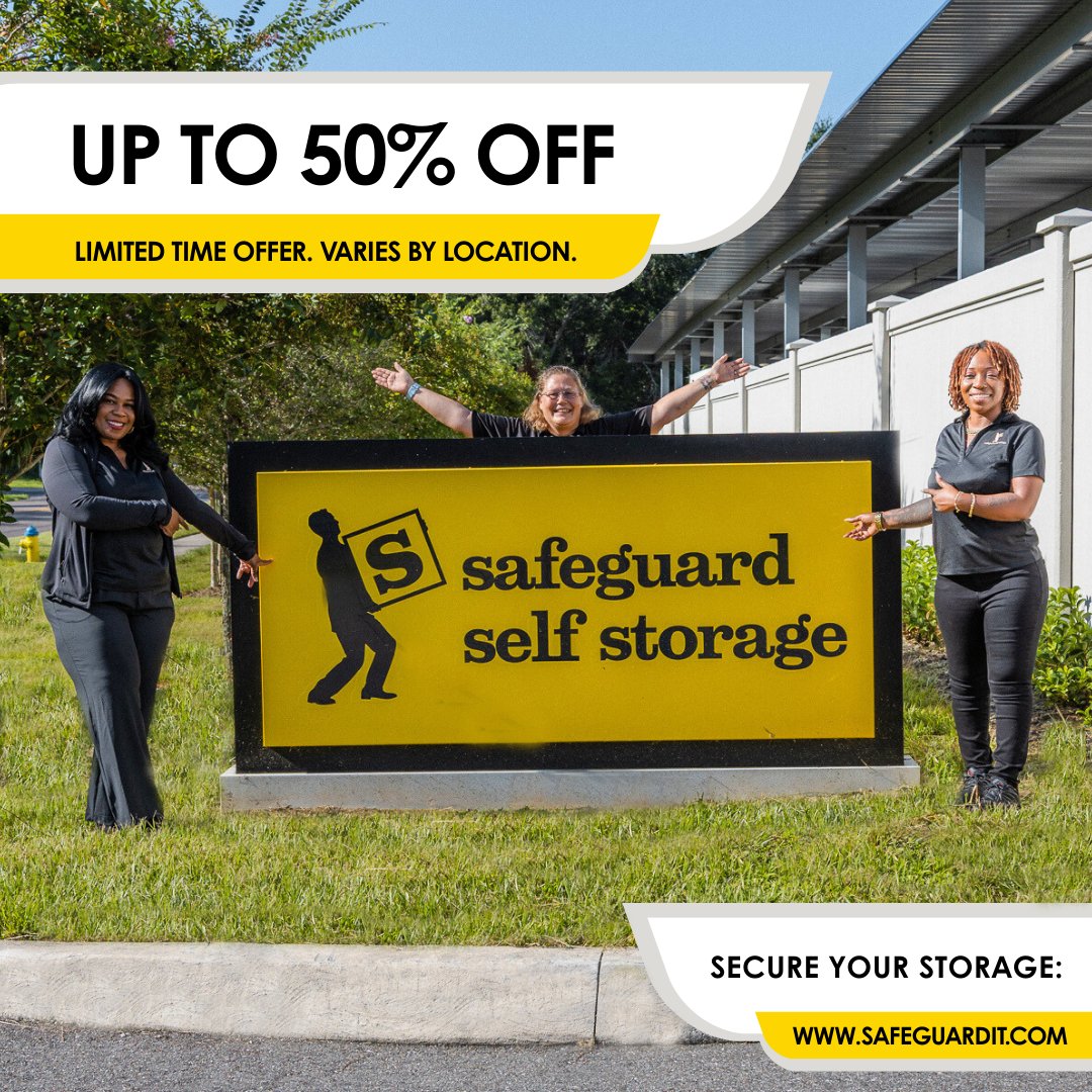 Safeguardit's tweet photo. Fall savings are here! 🍁 Get up to 50% OFF at select locations—limited time only. Lock in your space and save big before it’s gone! 🔑 https://t.co/ebBFpD8PjF https://t.co/J9NuryWkT0