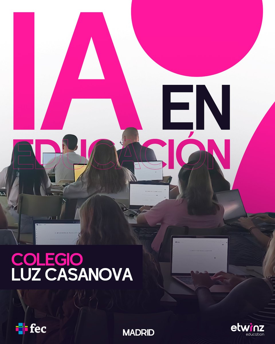 📍Madrid – Colegio FEC Luz Casanova

Estuvimos en el Colegio FEC Luz Casanova, en Madrid, en una nueva sesión de formación sobre Inteligencia Artificial aplicada a la educación 🤖.

El claustro participó en una jornada práctica y reflexiva, donde exploramos el potencial de la IA.
