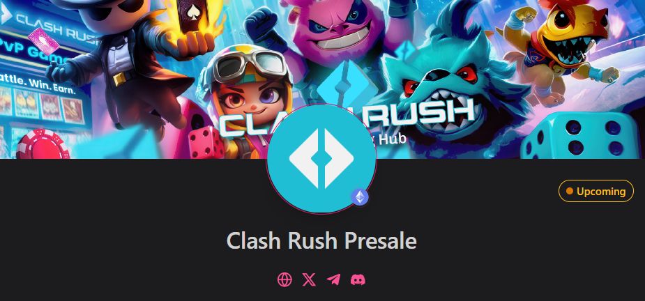 pinkecosystem's tweet image. 🔥 We here at Pinksale are thrilled to welcome the team from @clashrushai to our platform for their upcoming #Presale! 

🏆 Clash Rush is a cash gaming hub that connects all types of PvP games ranging from casual, shooter, strategy, to even esport games, in one product where…