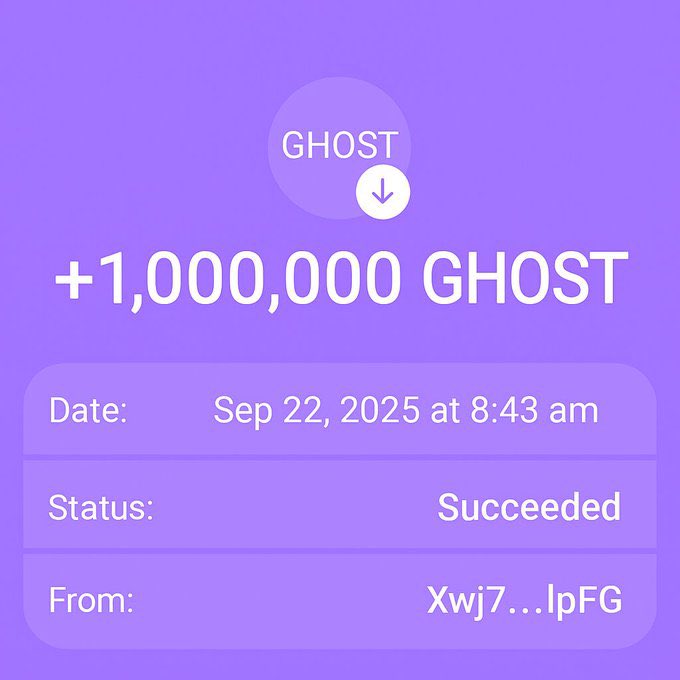$GHOST tweet media