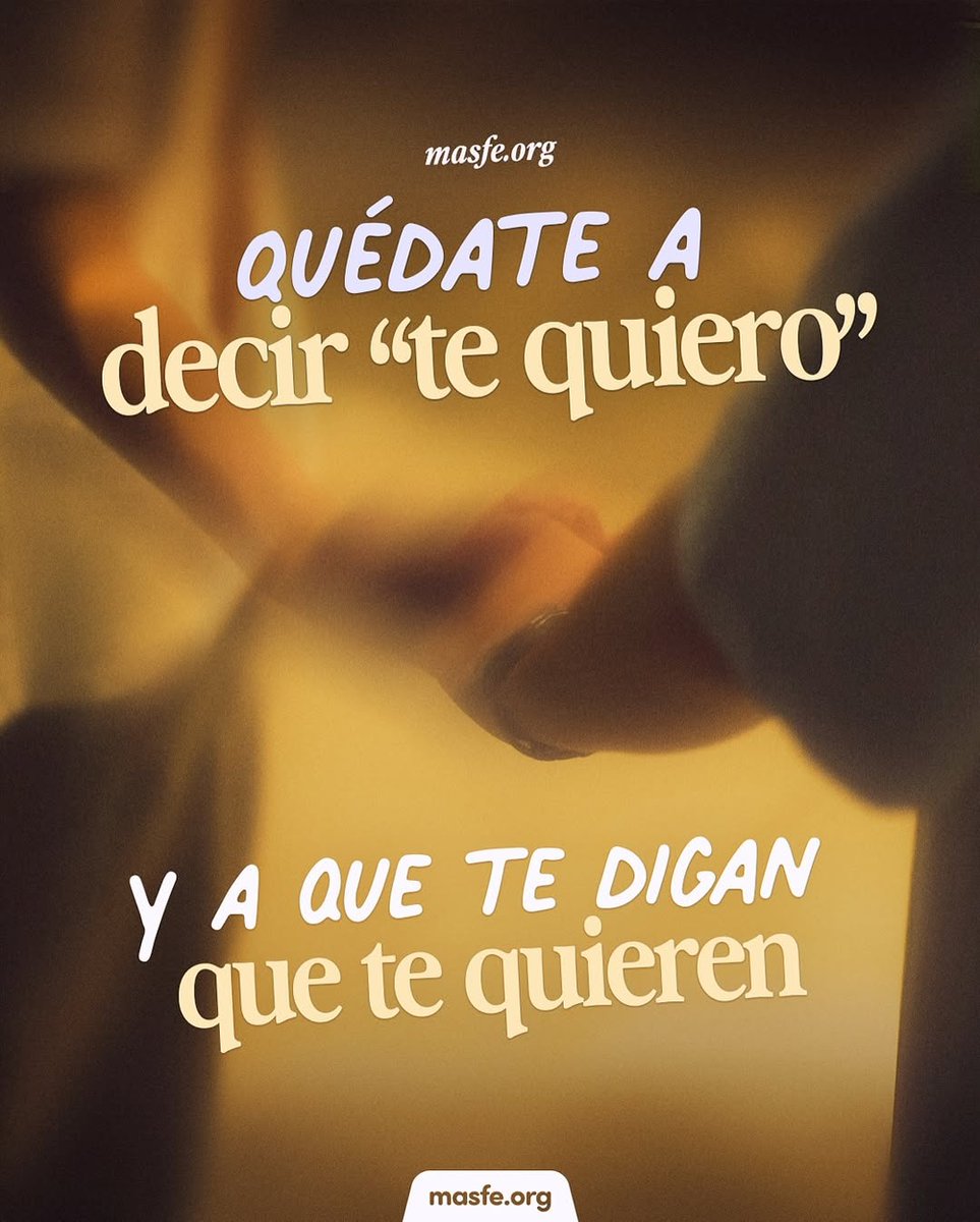 Masfe_org's tweet photo. Sin importan lo que estés pasando, por favor elige quedarte. Todo mejorará 💛
#masfe #mesamarillo #inspiracioncristiana https://t.co/DPzWIZufjG