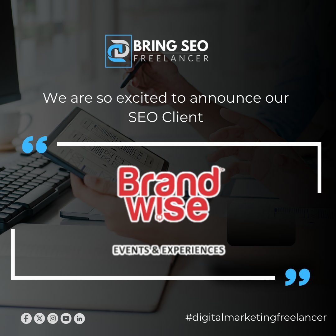bring_seo's tweet image. We are so excited to announce our SEO client, 

#newclients #clientannouncement #seoclient #seo #seoproject