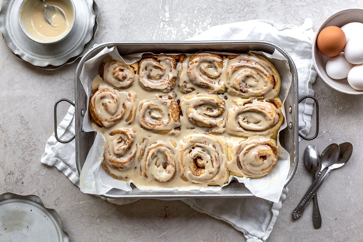 Girls just wanna have fun... and some little treats😉 🥰 These Maple-Glazed Cinnamon Buns are a sweet way to celebrate #NationalGirlsNightIn!

Save this recipe and bake up some sweet memories this weekend. 👯‍♀️✨🍞

incredibleegg.org/recipes/maple-…