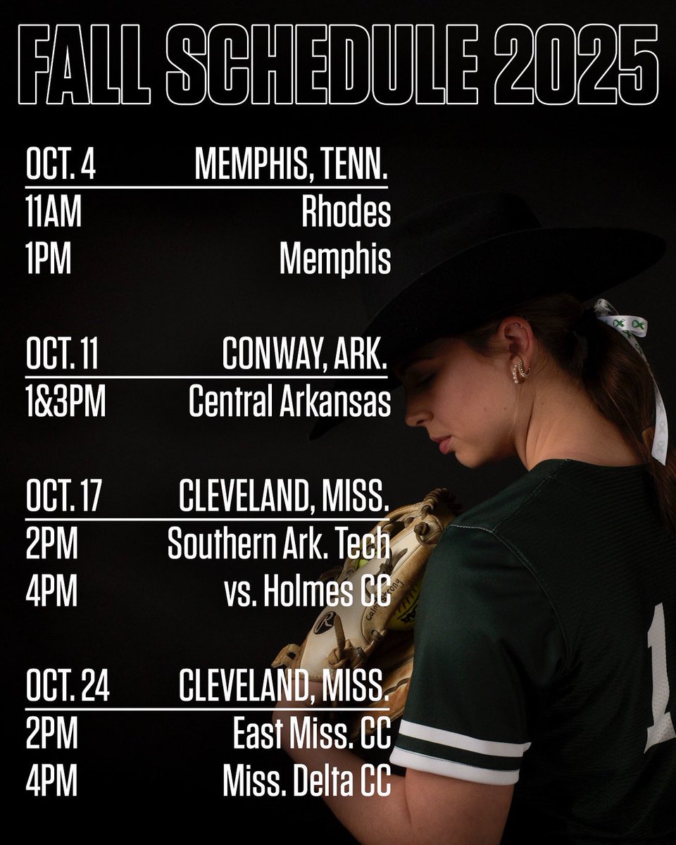 🚨 Fall Schedule Drop 🚨