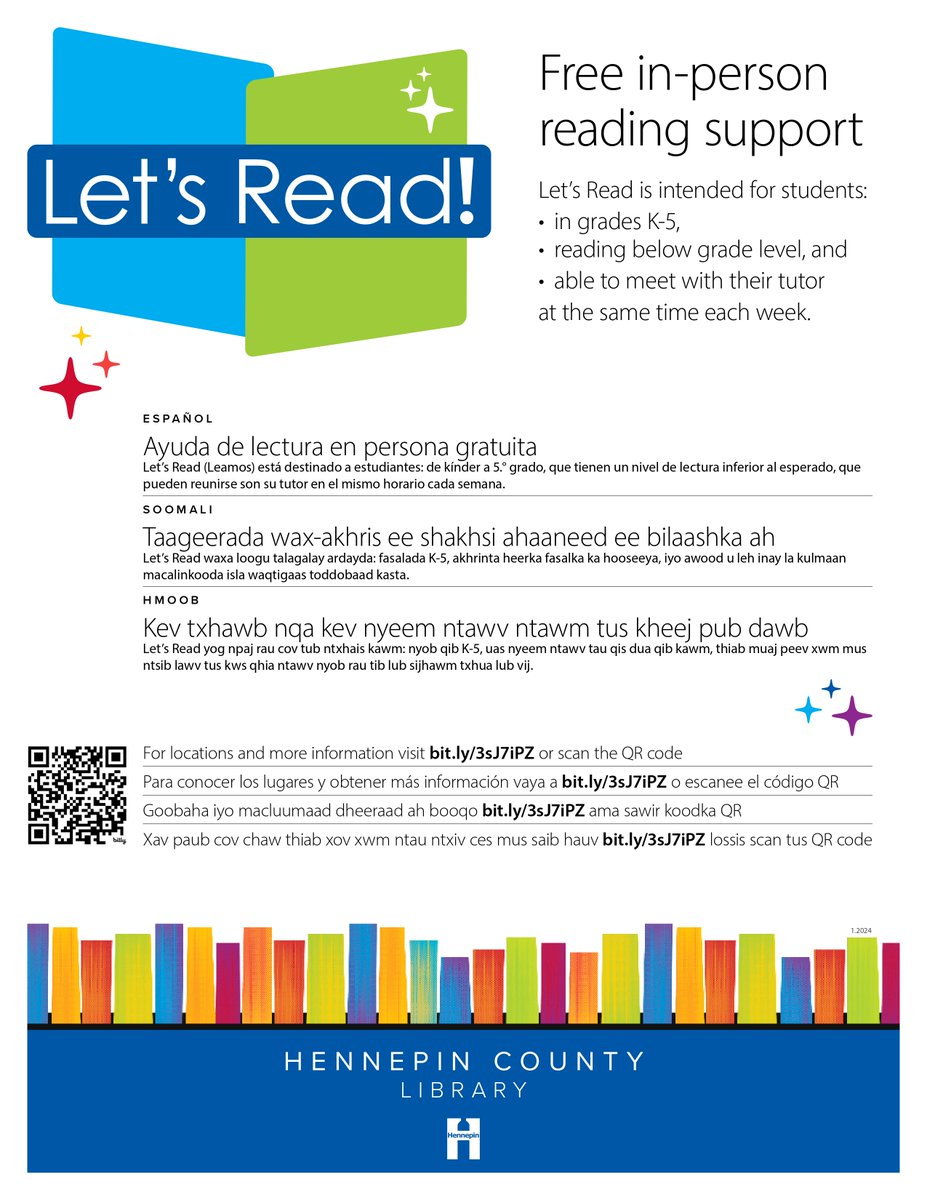 umnUROC's tweet photo. Let’s Read Tutors at Sumner Library 

Please visit https://t.co/YWZNaChdny and  https://t.co/DmW6G3Qv8M to learn more and fill out an application to tutor.

 #SumnerLibrary #HomeworkHelp #LetsRead #K12Education #VolunteerTutors #TutoringProgram https://t.co/oweaKGqKPg